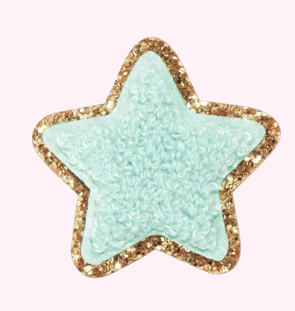 Stoney Clover Ln Glitter Star Patches - Multiple Colors Available