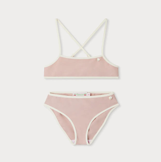 Bonpoint Admirativ Two-Piece Pink Swimsuit