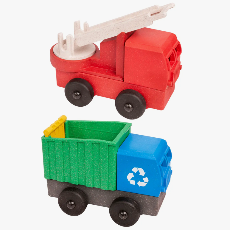 Fire and Recycling Truck Set