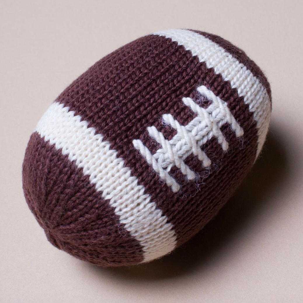 Organic football Rattle