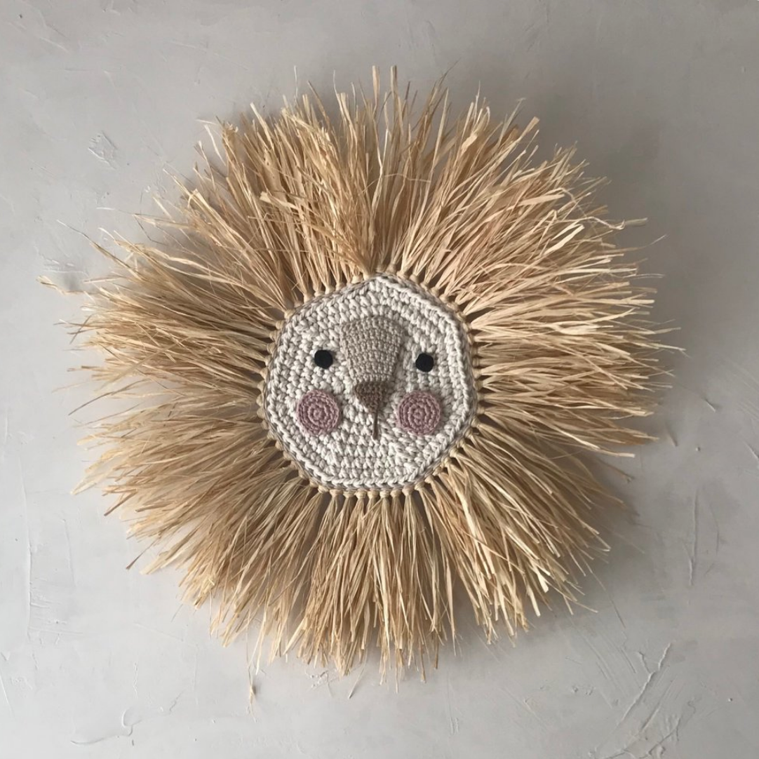 Handcrafted Crochet Lion -  Mutiple Colors Available