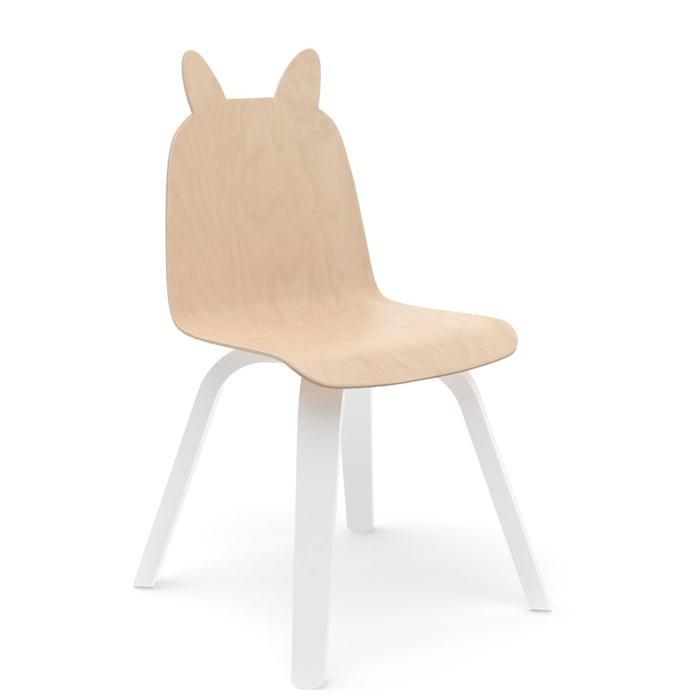 Non-Toxic Birch Bunny Chairs (Set of 2)