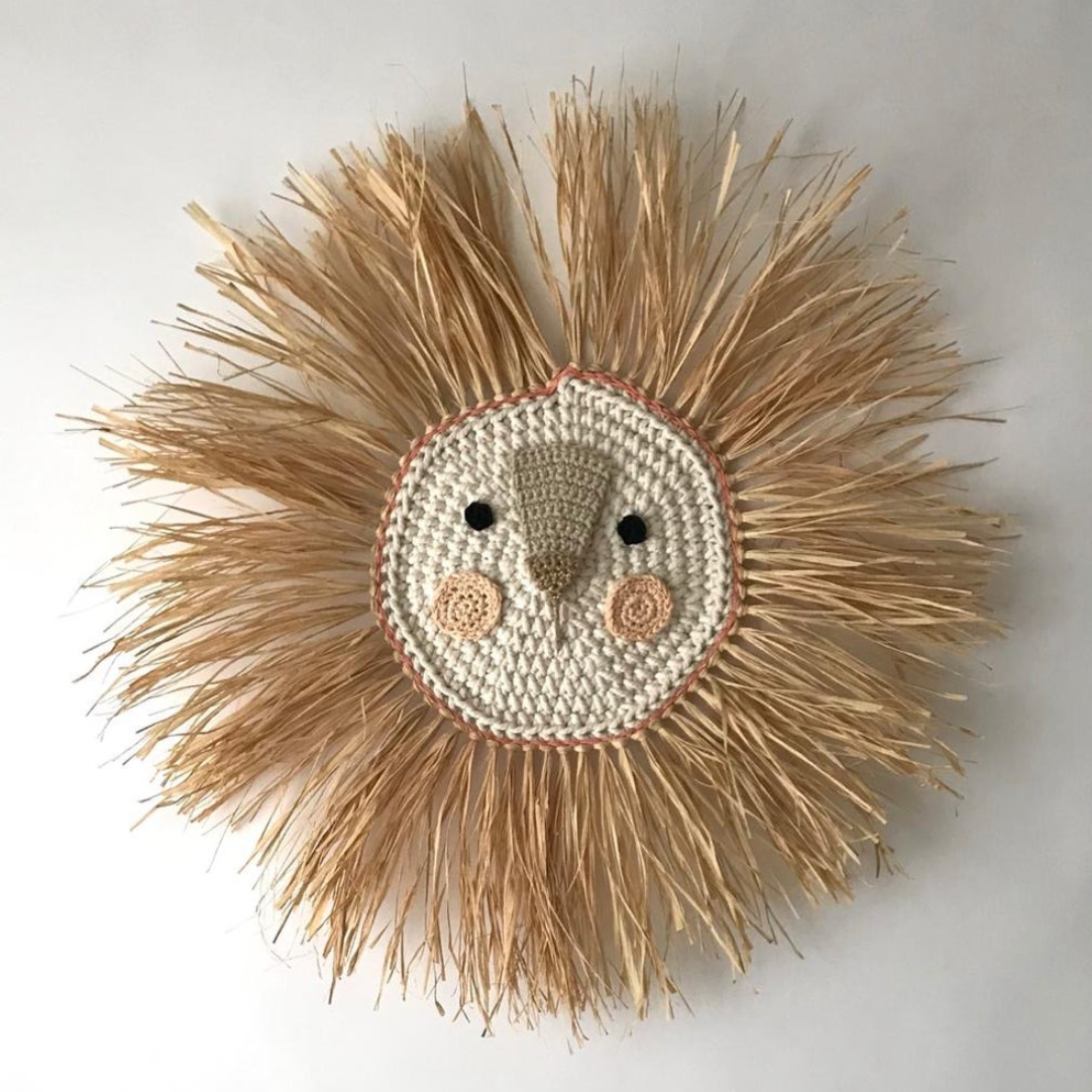 Handcrafted Crochet Lion -  Mutiple Colors Available