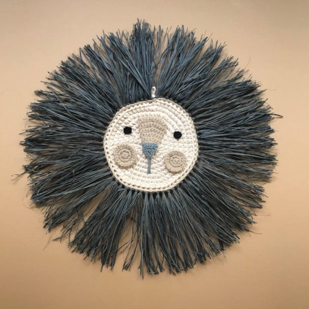 Handcrafted Crochet Lion -  Mutiple Colors Available